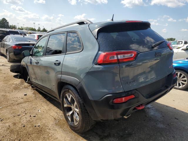 1C4PJMBS6EW186164 - 2014 JEEP CHEROKEE TRAILHAWK ნაცრისფერი ფოტო 2