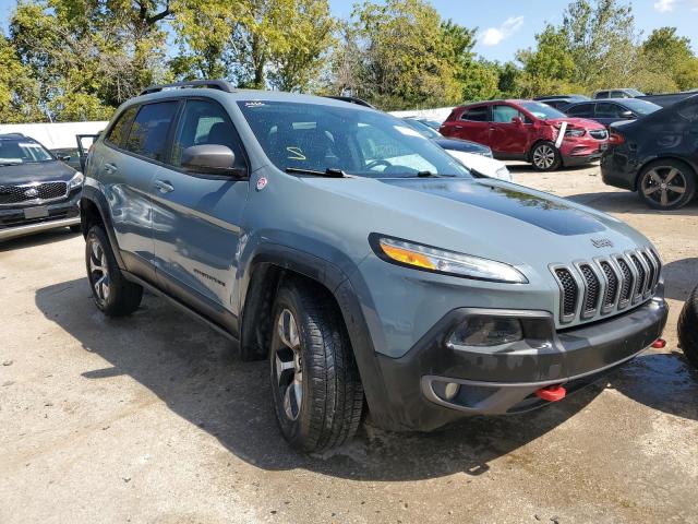 1C4PJMBS6EW186164 - 2014 JEEP CHEROKEE TRAILHAWK ნაცრისფერი ფოტო 4