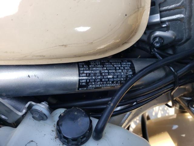 JKAEXEA107A030040 - 2007 KAWASAKI EX650 A Qəhvəyi foto 10
