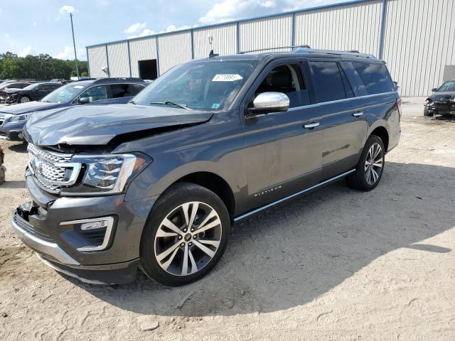 1FMJK1LT9MEA32167 - 2021 FORD EXPEDITION MAX PLATINUM GRAY photo 1