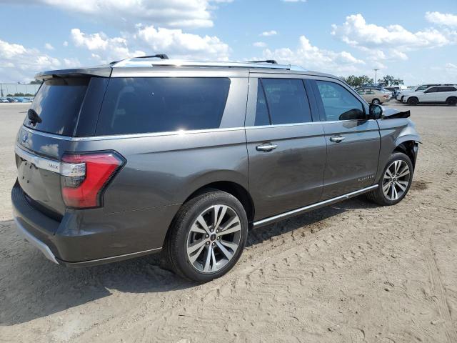 1FMJK1LT9MEA32167 - 2021 FORD EXPEDITION MAX PLATINUM GRAY photo 3