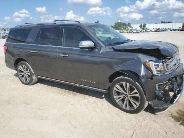 1FMJK1LT9MEA32167 - 2021 FORD EXPEDITION MAX PLATINUM GRAY photo 4