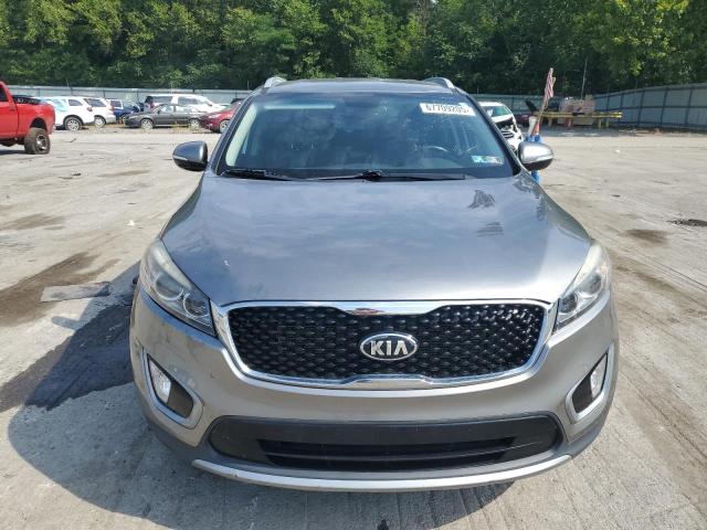5XYPHDA56HG228695 - 2017 KIA SORENTO EX GRAY photo 5