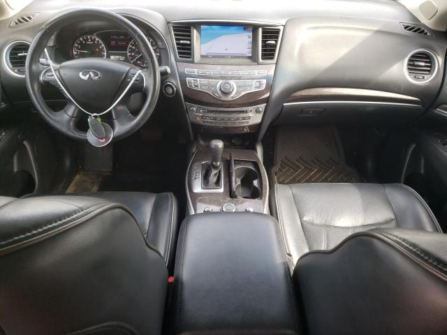 5N1AL0MMXEC535735 - 2014 INFINITI QX60 BLACK photo 8