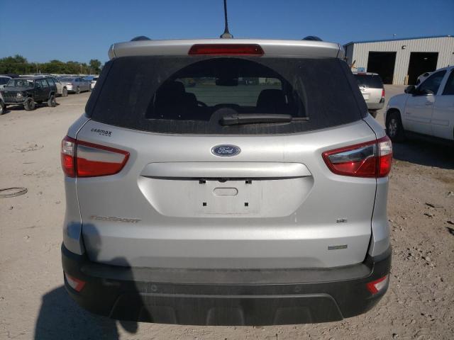 MAJ3S2GE1KC276294 - 2019 FORD ECOSPORT SE SILVER photo 6