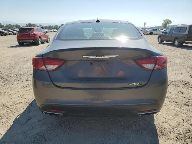 1C3CCCBB0FN553865 - 2015 CHRYSLER 200 S GRAY photo 6