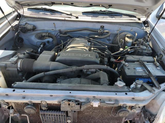 5TBBT4410YS103513 - 2000 TOYOTA TUNDRA ACCESS CAB ვერცხლისფერი ფოტო 11