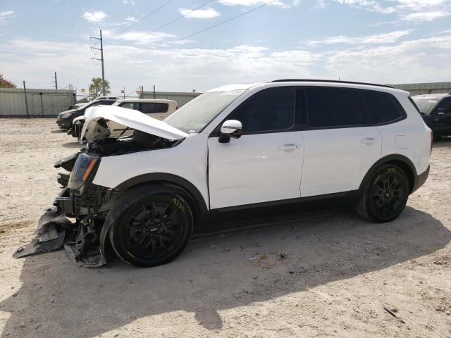 5XYP5DHC8NG318665 - 2022 KIA TELLURIDE SX WHITE photo 1