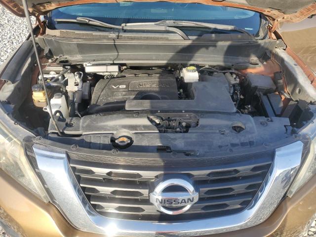 5N1DR2MN5HC611253 - 2017 NISSAN PATHFINDER S BROWN photo 12