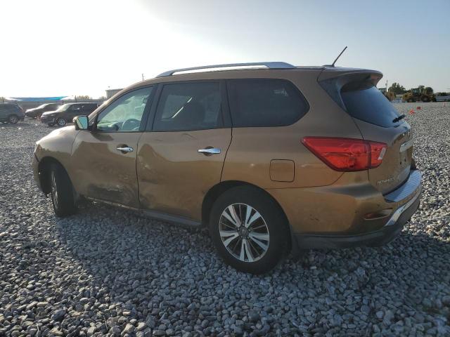 5N1DR2MN5HC611253 - 2017 NISSAN PATHFINDER S BROWN photo 2
