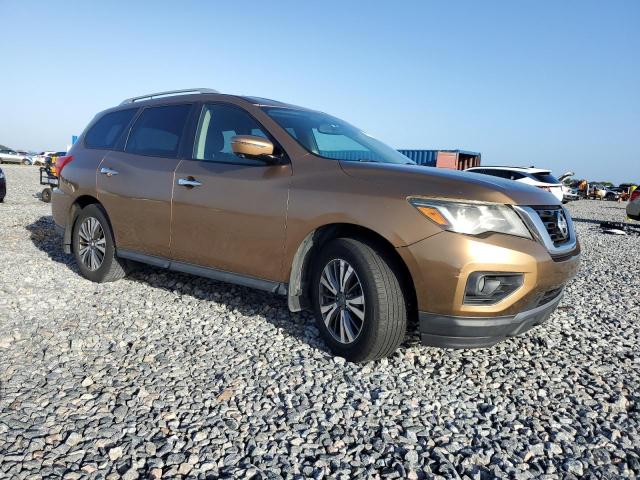5N1DR2MN5HC611253 - 2017 NISSAN PATHFINDER S BROWN photo 4