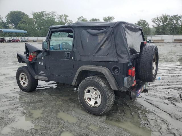 1J4FA39S96P785027 - 2006 JEEP WRANGLER X BLACK photo 2