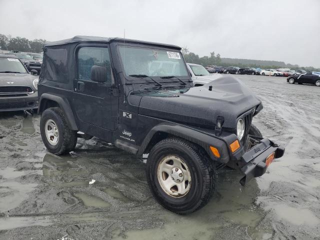 1J4FA39S96P785027 - 2006 JEEP WRANGLER X BLACK photo 4