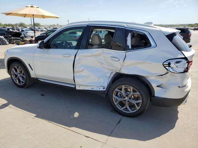 5UXTY3C02M9E14533 - 2021 BMW X3 SDRIVE30I WHITE photo 2