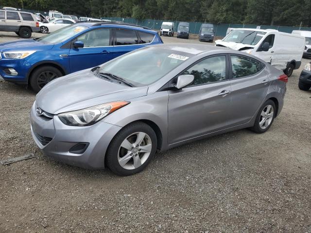 KMHDH4AE8BU100334 - 2011 HYUNDAI ELANTRA GLS SILVER photo 1