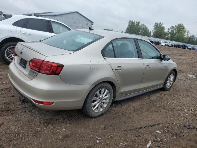 3VW637AJ8DM253133 - 2013 VOLKSWAGEN JETTA HYBRID BEIGE photo 3