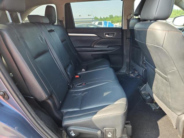 5TDJKRFH6FS120035 - 2015 TOYOTA HIGHLANDER XLE BLUE photo 10