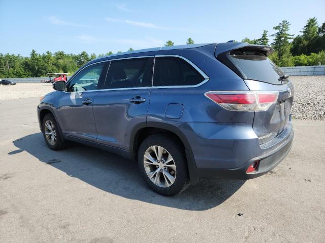 5TDJKRFH6FS120035 - 2015 TOYOTA HIGHLANDER XLE BLUE photo 2