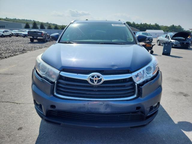 5TDJKRFH6FS120035 - 2015 TOYOTA HIGHLANDER XLE BLUE photo 5