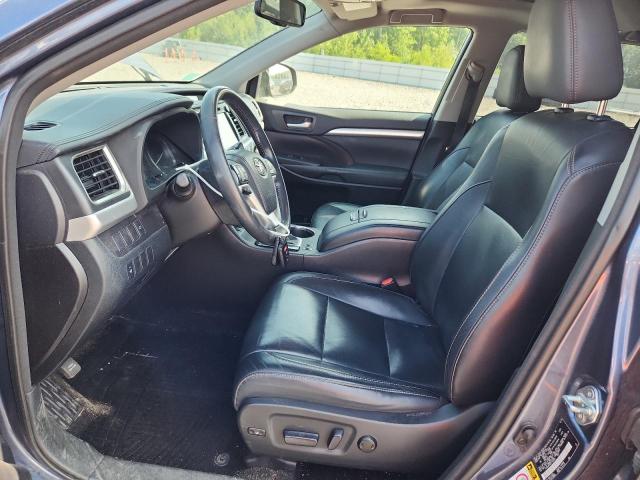 5TDJKRFH6FS120035 - 2015 TOYOTA HIGHLANDER XLE BLUE photo 7