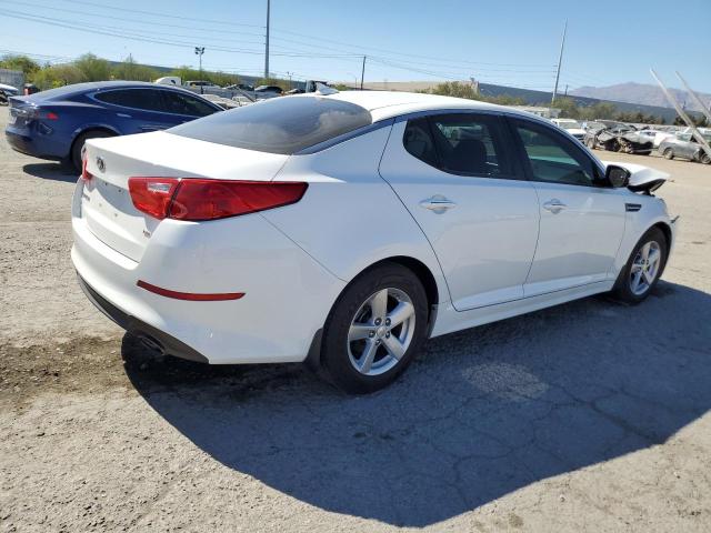 5XXGM4A76EG345383 - 2014 KIA OPTIMA LX WHITE photo 3