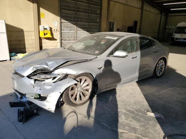 5YJSA1E21JF268824 - 2018 TESLA MODEL S SILVER photo 1