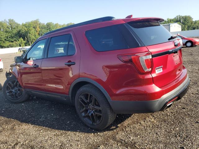 1FM5K8GTXHGB18487 - 2017 FORD EXPLORER SPORT RED photo 2
