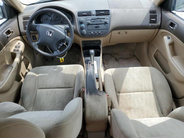 1HGES16523L010896 - 2003 HONDA CIVIC LX GRAY photo 8