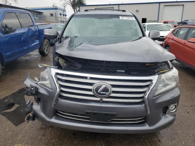 JTJHY7AX8F4185851 - 2015 LEXUS LX 570 GRAY photo 5