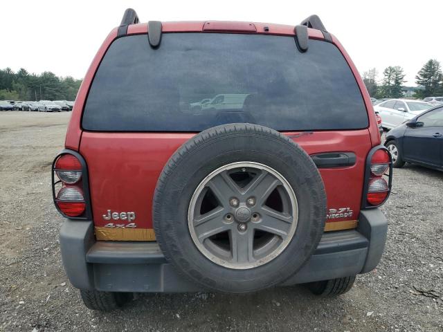 1J4GL38K56W293276 - 2006 JEEP LIBERTY RENEGADE RED photo 6