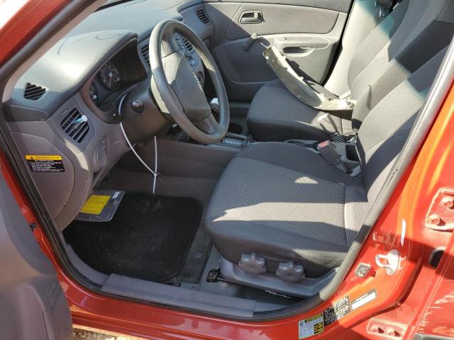 KNADE123386361292 - 2008 KIA RIO BASE RED photo 7