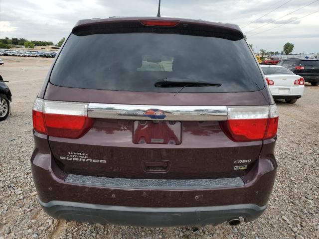 1C4RDHDG6CC178628 - 2012 DODGE DURANGO CREW MAROON photo 6