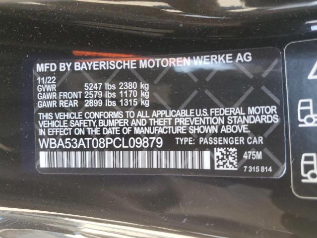 WBA63AT08PCM47961 - 2023 BMW M440XI BLACK photo 12