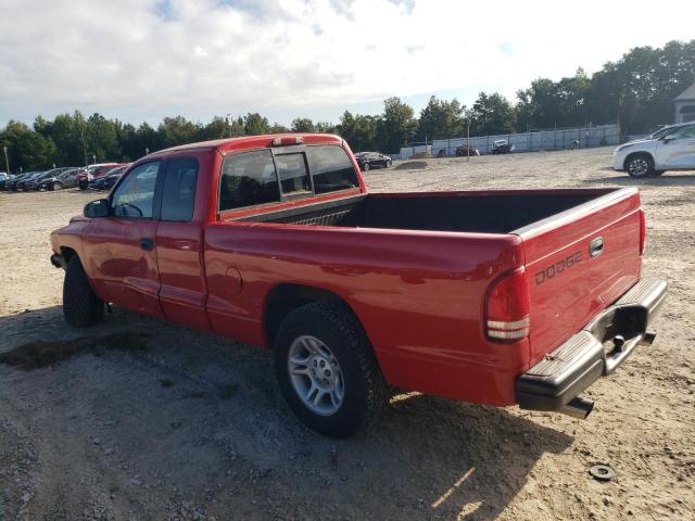 1B7GL22X21S326772 - 2001 DODGE DAKOTA RED photo 2