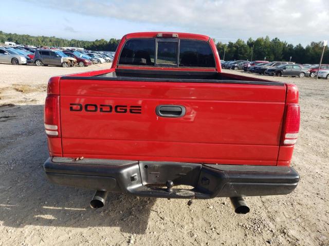 1B7GL22X21S326772 - 2001 DODGE DAKOTA RED photo 6