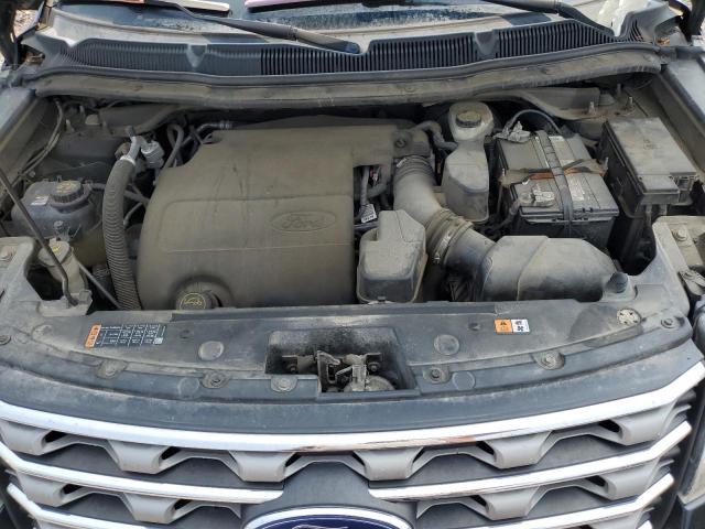 1FM5K8D89GGC28588 - 2016 FORD EXPLORER XLT შავი ფოტო 12