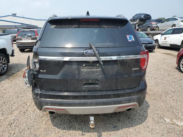 1FM5K8D89GGC28588 - 2016 FORD EXPLORER XLT შავი ფოტო 6