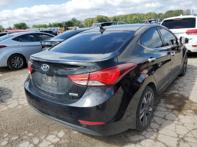 KMHDH4AE4FU326845 - 2015 HYUNDAI ELANTRA SE BLACK photo 3