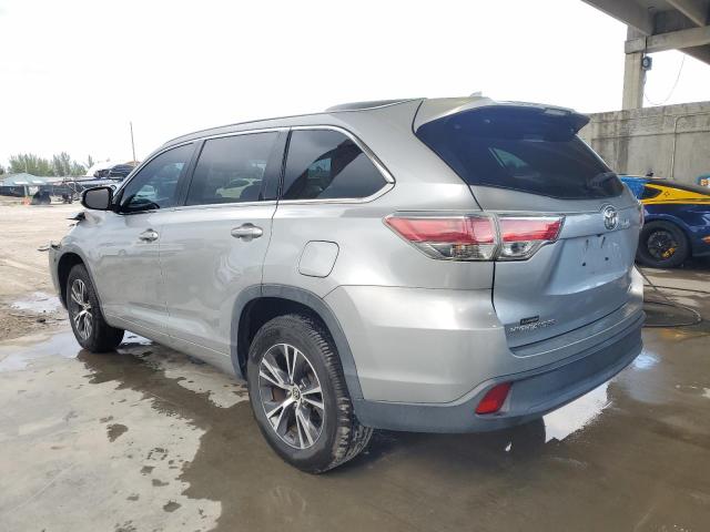 5TDKKRFH1GS161758 - 2016 TOYOTA HIGHLANDER XLE Gümüş foto 2