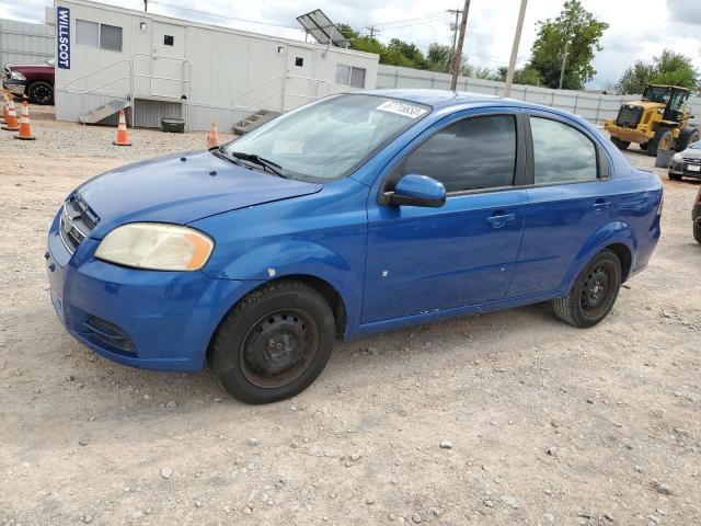 KL1TD56E89B605331 - 2009 CHEVROLET AVEO LS BLUE photo 1