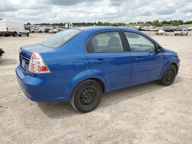 KL1TD56E89B605331 - 2009 CHEVROLET AVEO LS BLUE photo 3