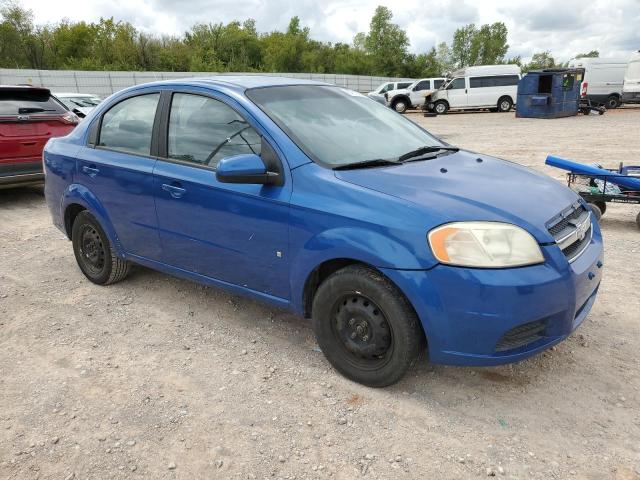 KL1TD56E89B605331 - 2009 CHEVROLET AVEO LS BLUE photo 4