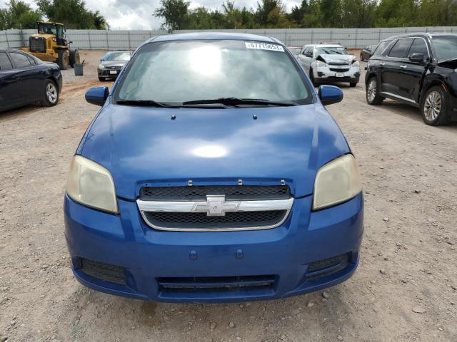 KL1TD56E89B605331 - 2009 CHEVROLET AVEO LS BLUE photo 5