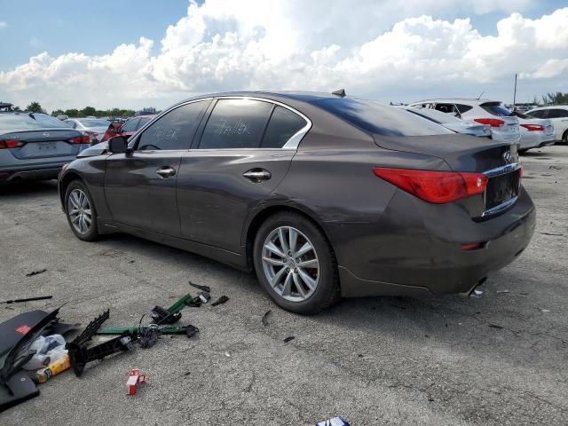 JN1BV7AR0FM391459 - 2015 INFINITI Q50 BASE Marrón foto 2