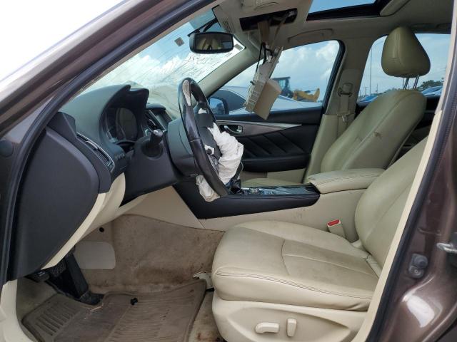 JN1BV7AR0FM391459 - 2015 INFINITI Q50 BASE Marrón foto 7