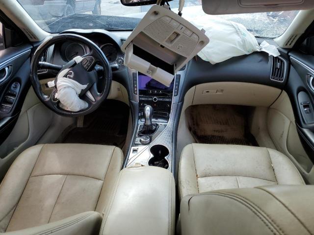 JN1BV7AR0FM391459 - 2015 INFINITI Q50 BASE Marrón foto 8