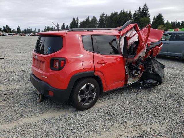 ZACCJBAB3HPG01348 - 2017 JEEP RENEGADE SPORT RED photo 3