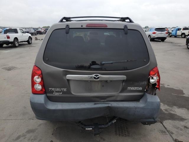 4F2YZ02Z66KM25983 - 2006 MAZDA TRIBUTE I GRAY photo 6