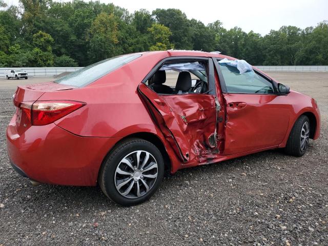 2T1BURHE3JC068608 - 2018 TOYOTA COROLLA L წითელი ფოტო 3