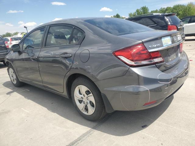 2HGFB2F59DH586946 - 2013 HONDA CIVIC LX GRAY photo 2